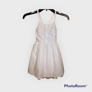 Little girl’s‎ eyelet sleeveless summer dress